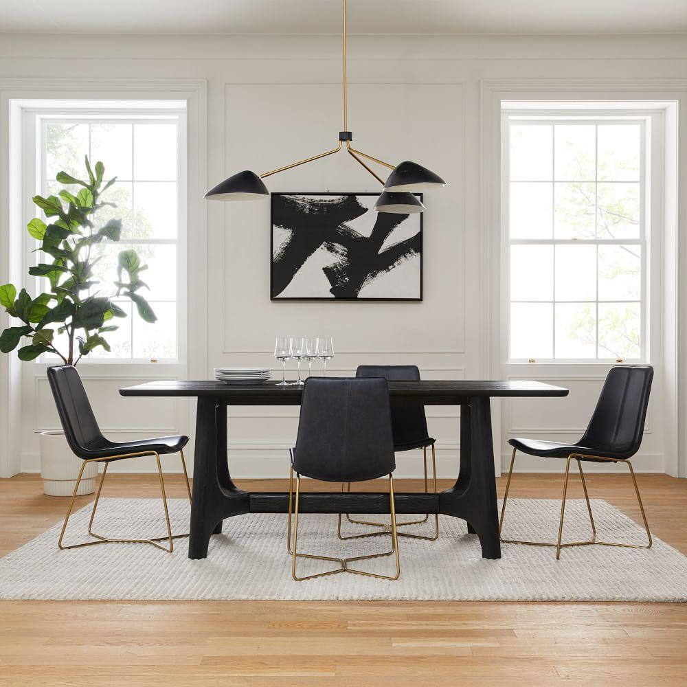 Tanner solid outlet wood dining table